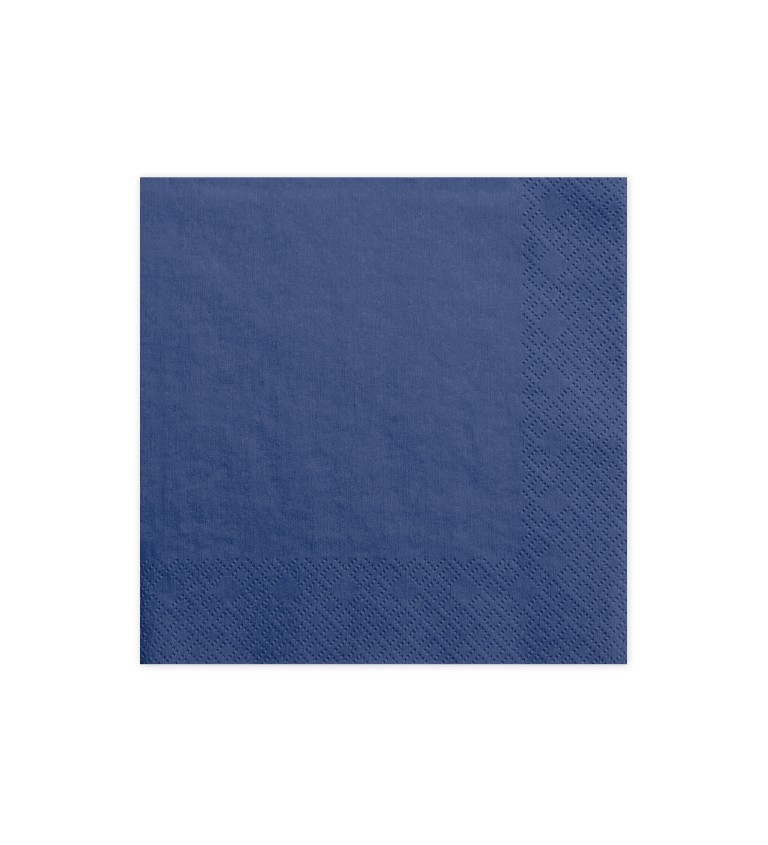 Ubrousky - tmavě modrá barva