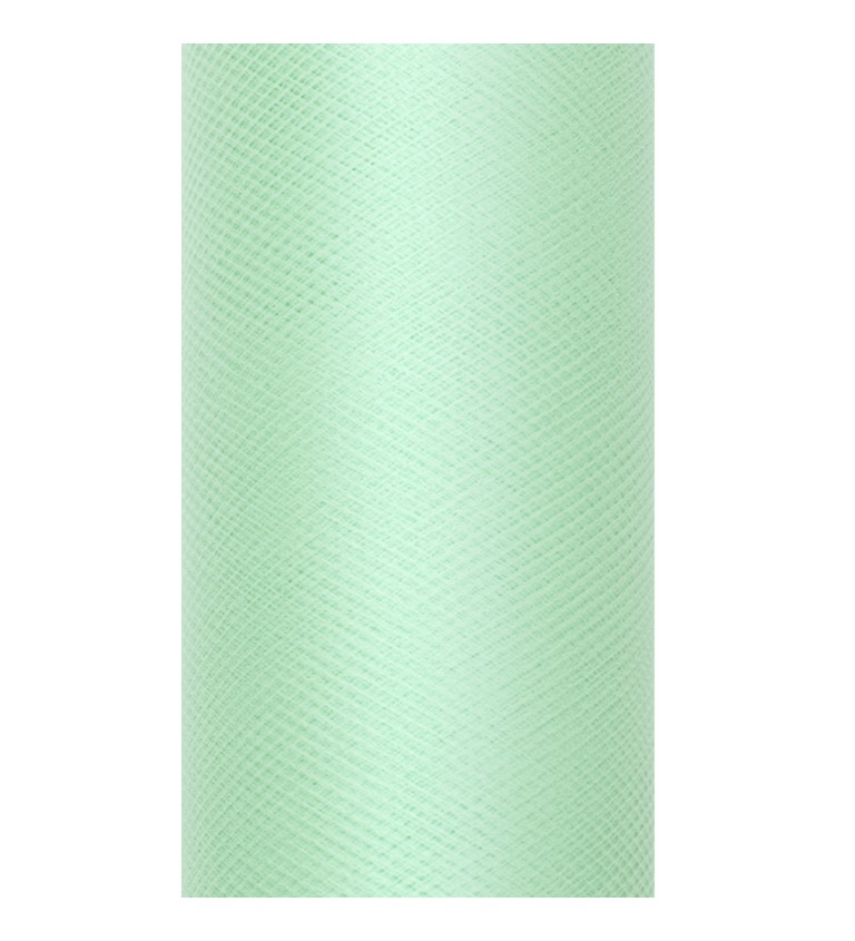 Dekorativní tyl - peprmintově zelený (30cm)