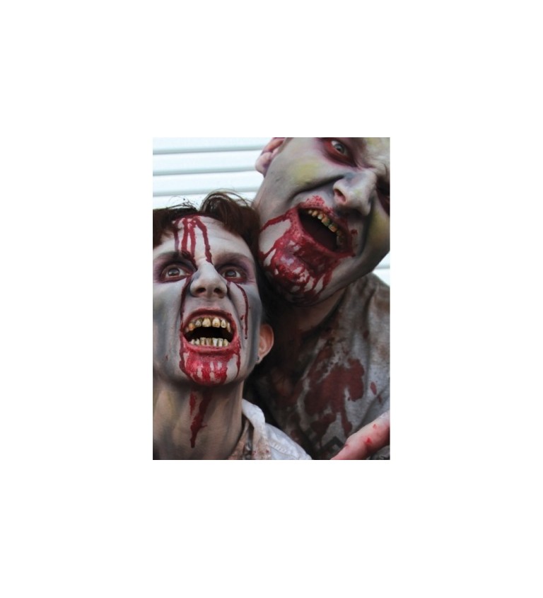 Barva na zuby - zombie