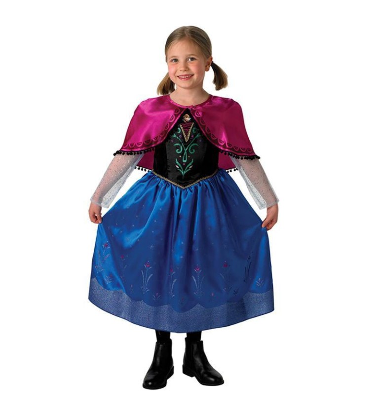 Dětský kostým "Anna - Frozen deluxe"