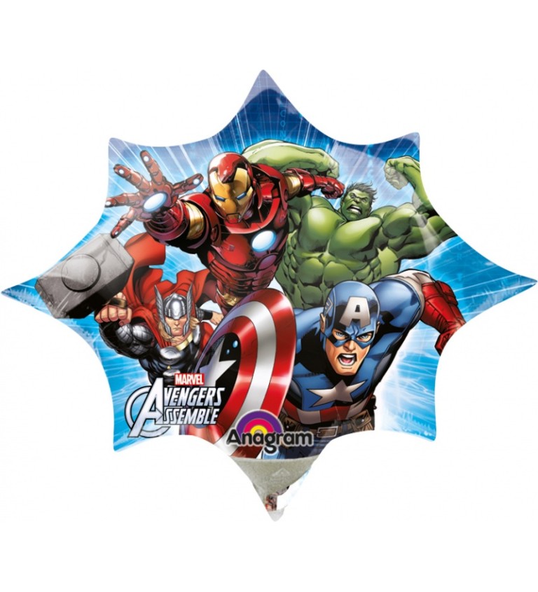 Balonek Avengers - hvězda