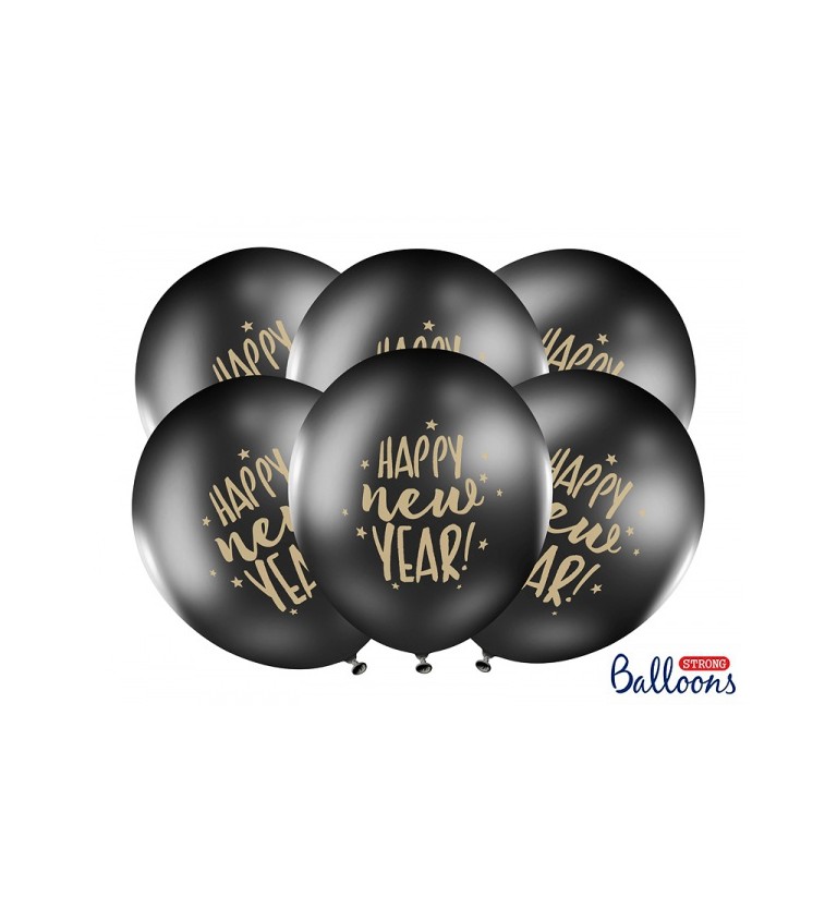 Balonek Happy New Year - 50 ks