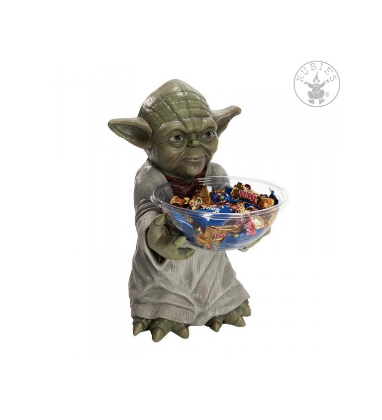 Soška Yoda s mísou