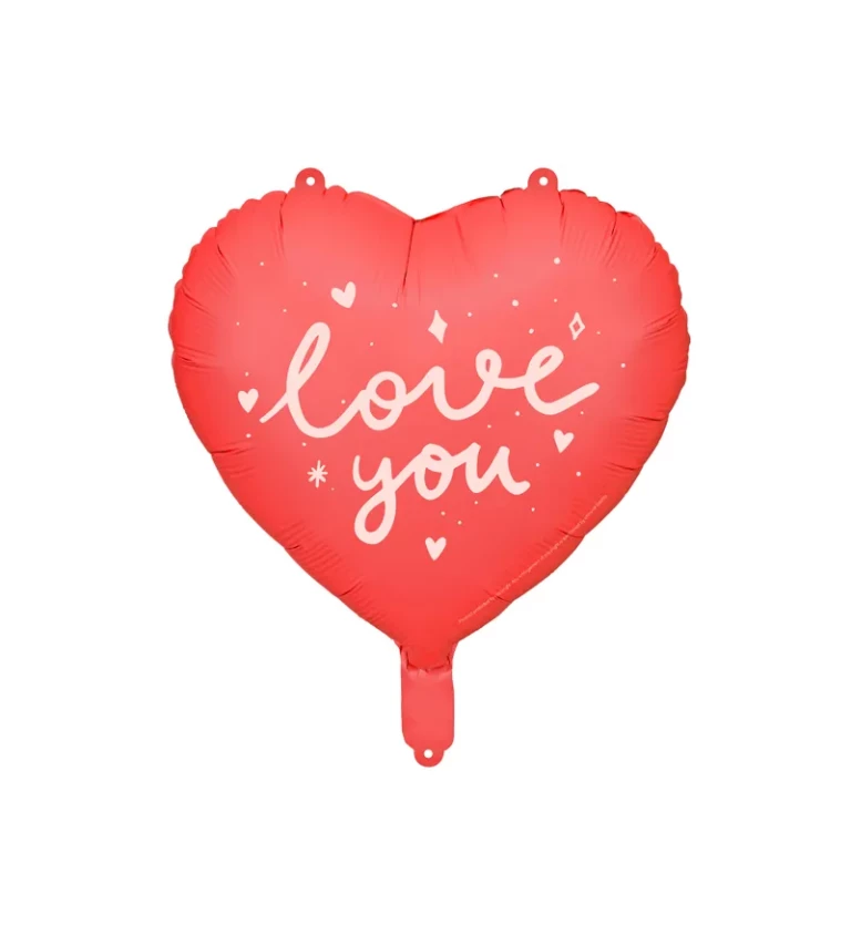 Balónek srdce - Love you