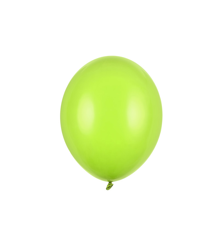 Balení latexových balónků - světle zelené