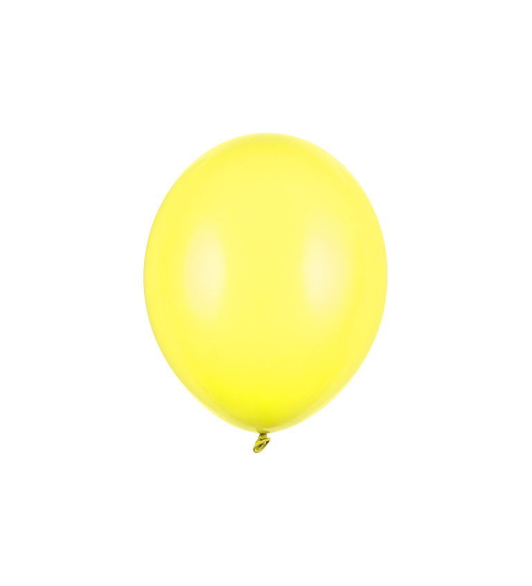 Žluté zářivé balónky