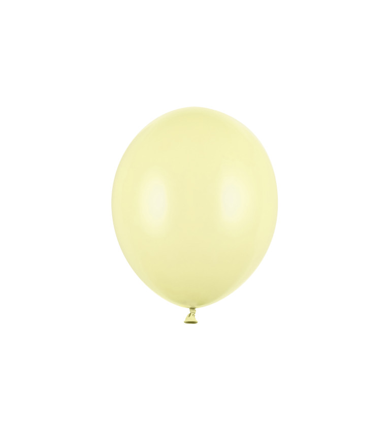 Latexové balónky - pastelové žluté