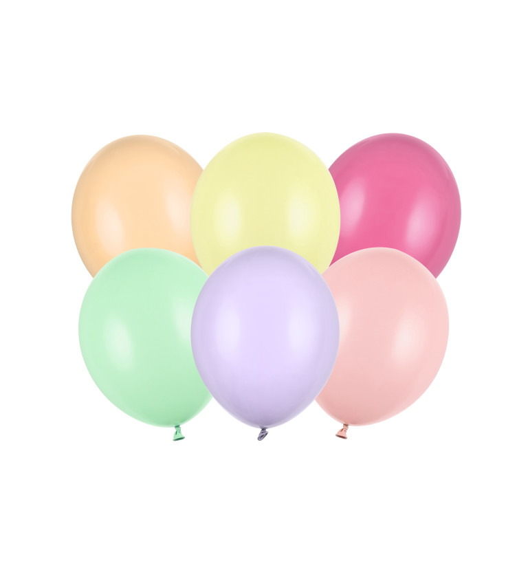 Latexové balónky - pastelové barvy