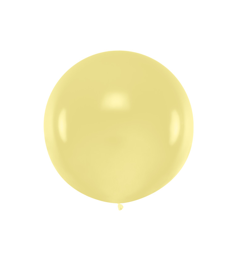 Latexový jumbo balónek - krémový