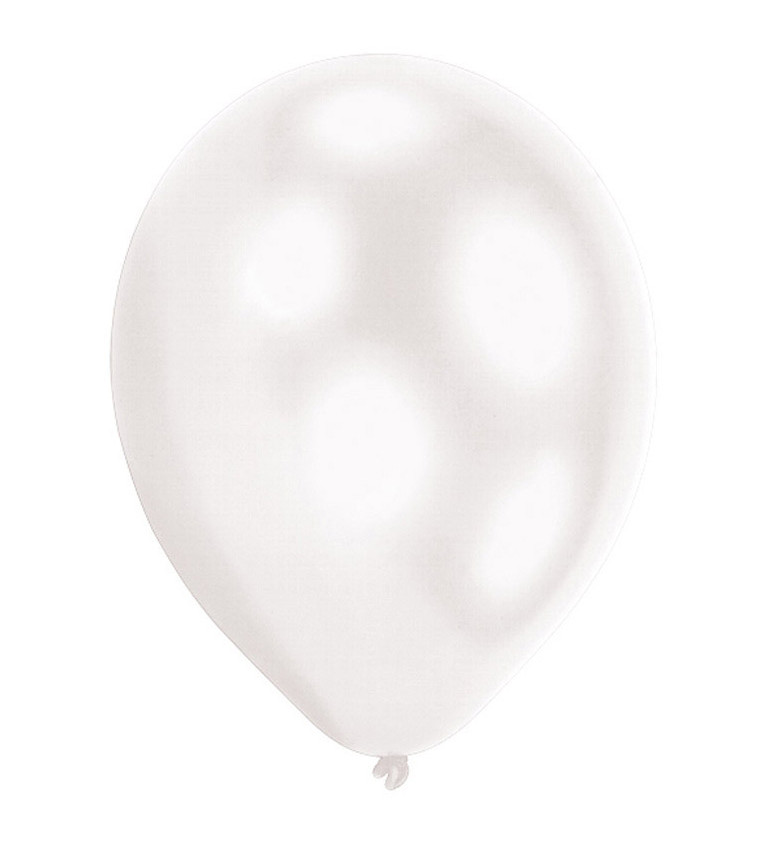 Bílé svítící balónky