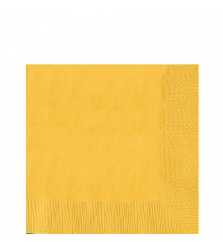 Ubrousky - žlutá barva
