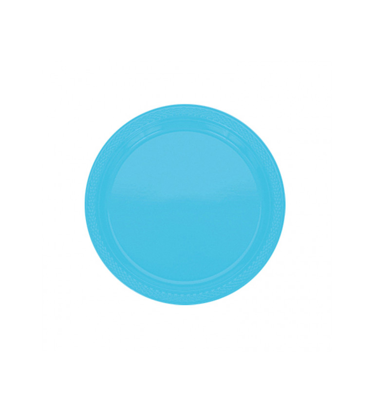 Plastové talíře modré