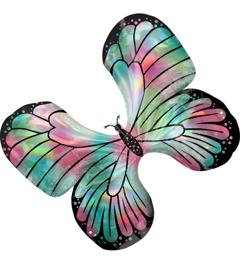 Motýl - Holografický balón