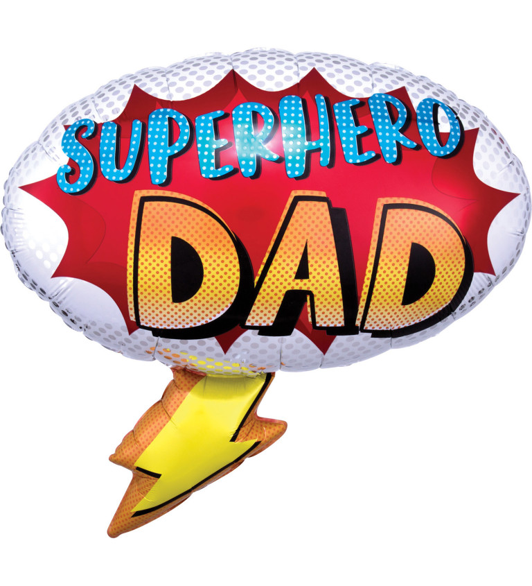 Superhero Dad balón