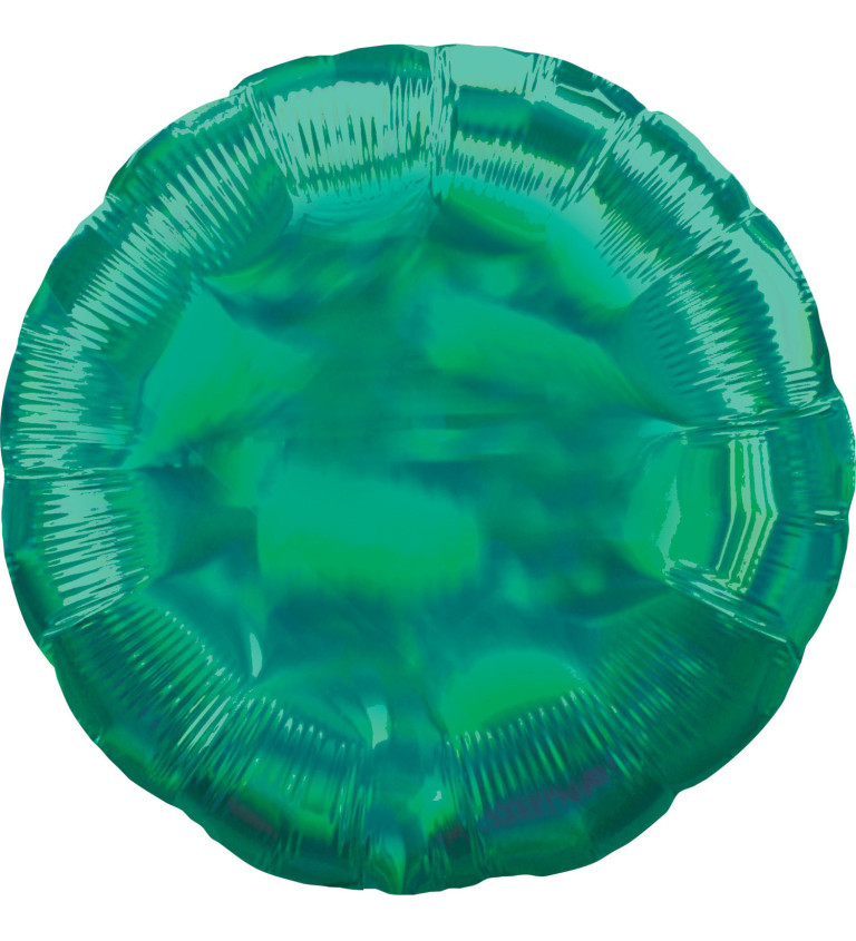 Fóliový balónek - Zelený holografický