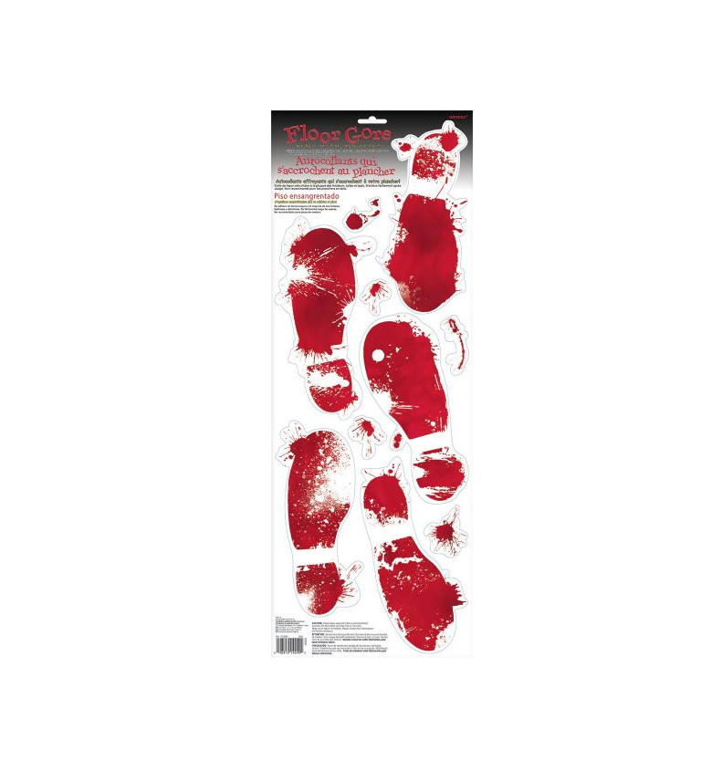 Krvavé stopy - Dekorace