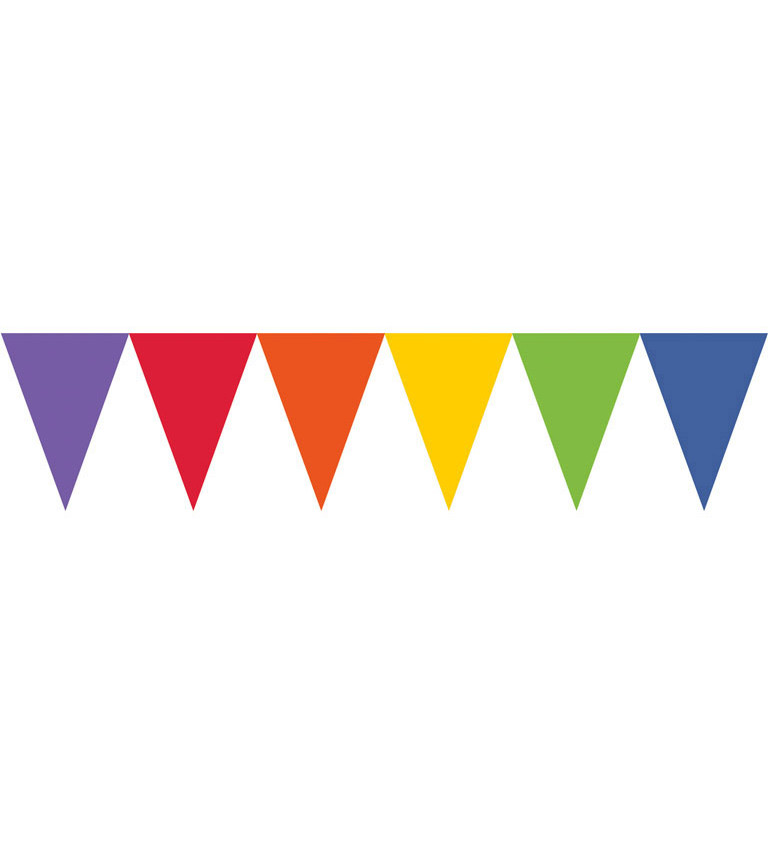 Multicolor girlanda - vlaječky