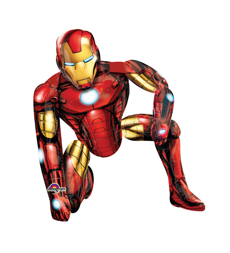Fóliový balónek - klečící Iron Man