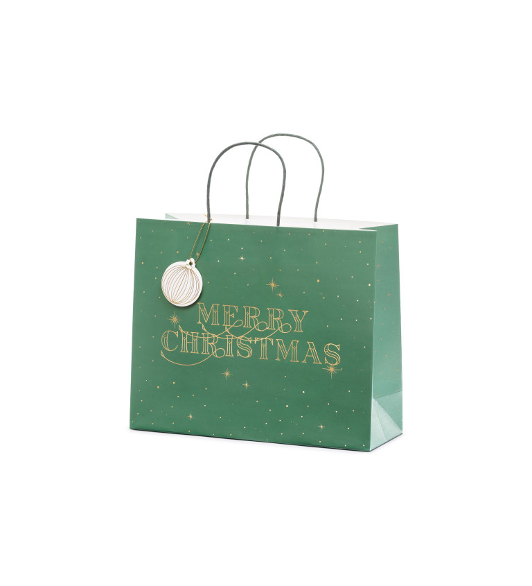 Vánoční taška - zelená