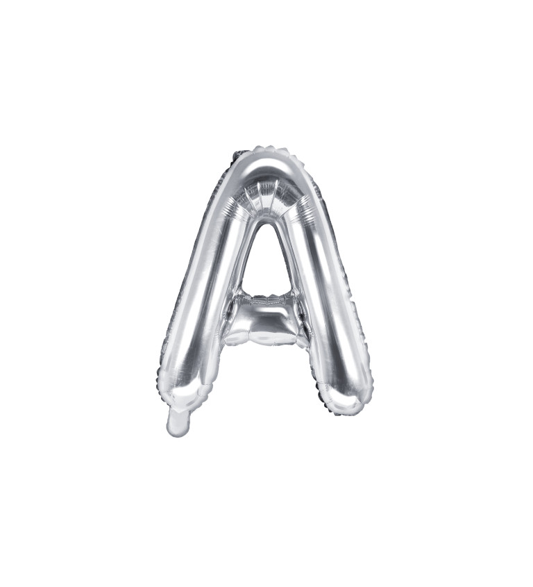 Fóliový mini balónek A - stříbrné