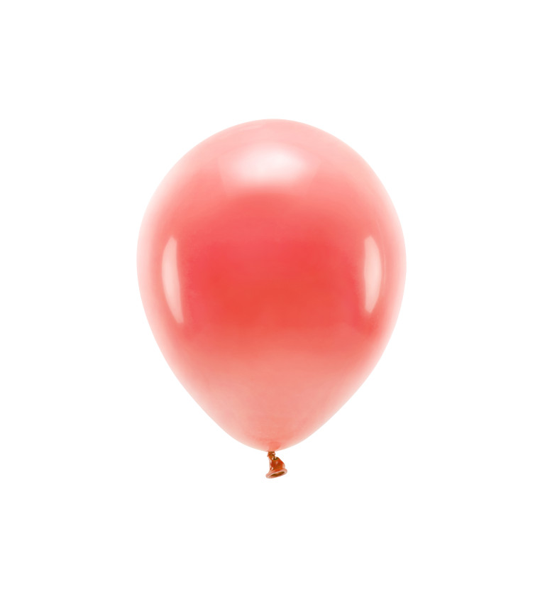 Latexové balónky - eko - pastelově červené