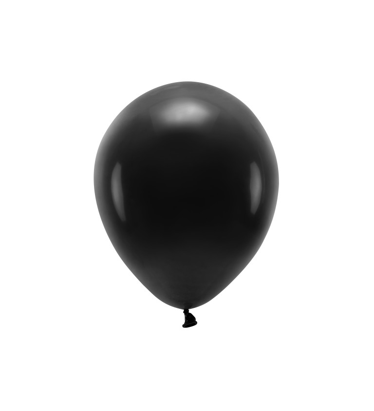 Pastelové černé eko balónky