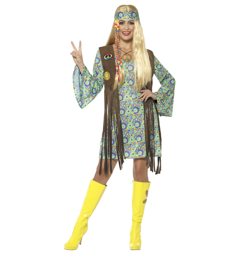 Kostým dámský Hippie z 60. let