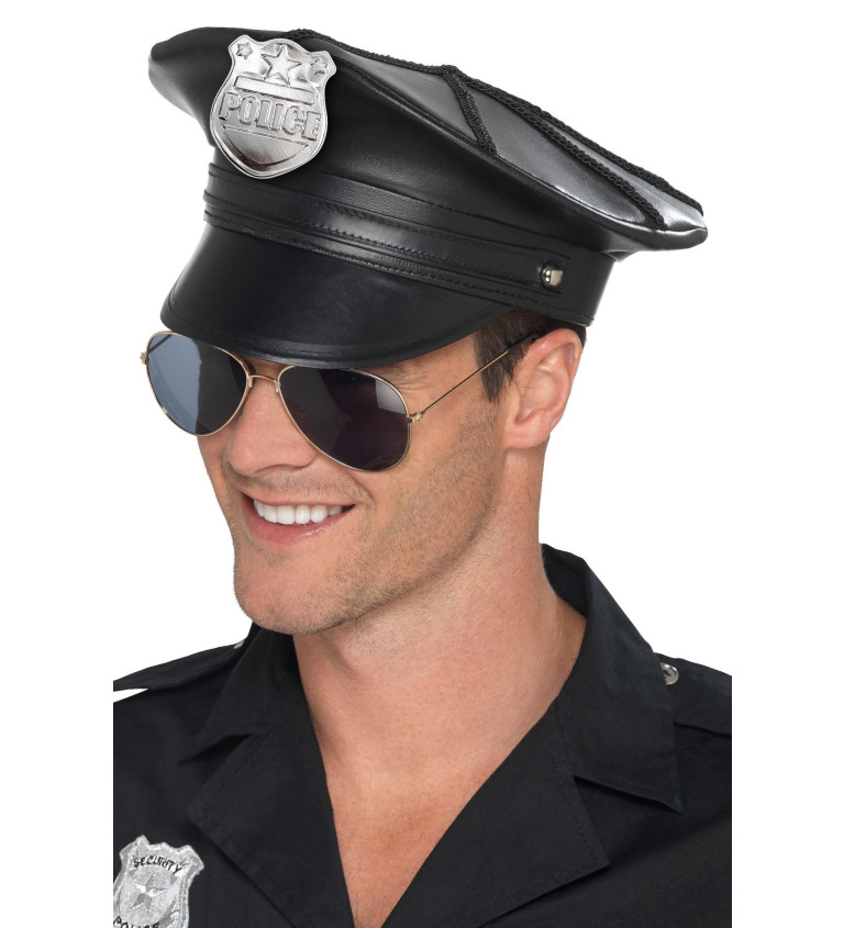 Policejní čepice černá
