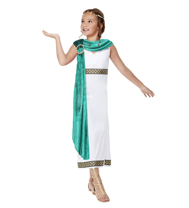 Dívčí luxusní kostým Římanka