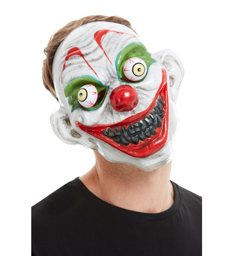 Maska klauna - hýbací oči