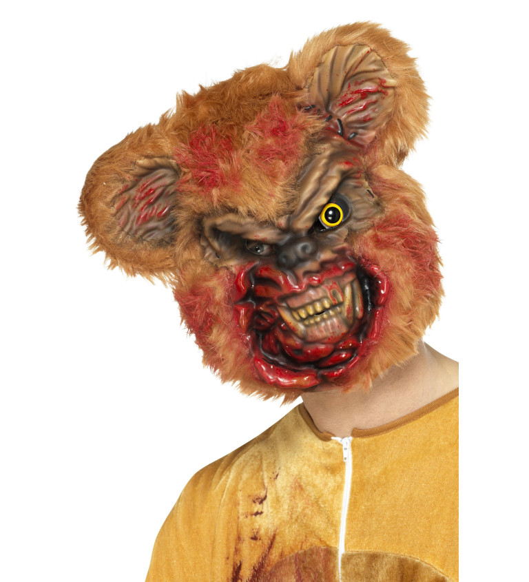 Strašidelná maska - medvěd