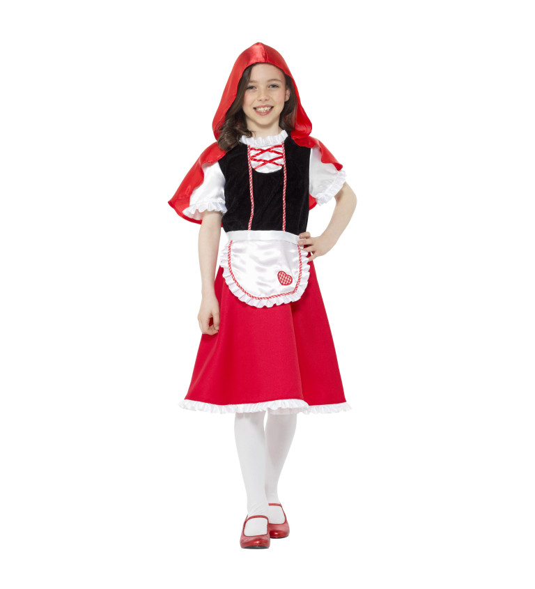 Dívčí kostým Červená Karkulka