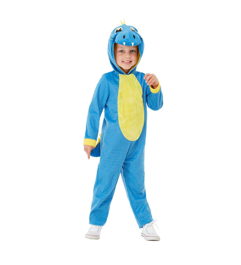 Dinosaurus modrý dětský kostým
