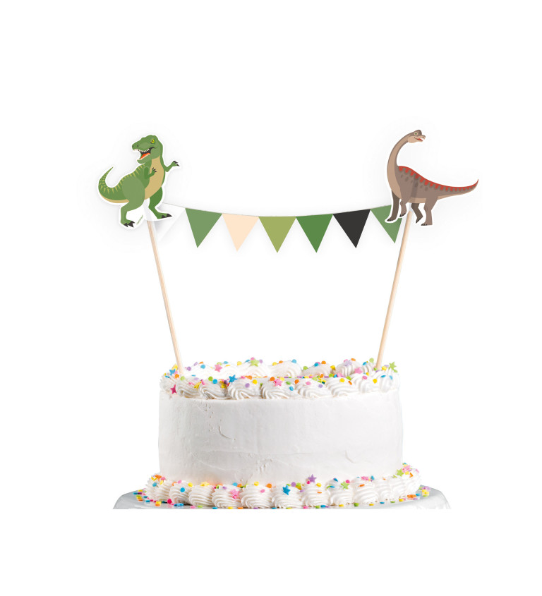 Zápich do dortu s dinosaury