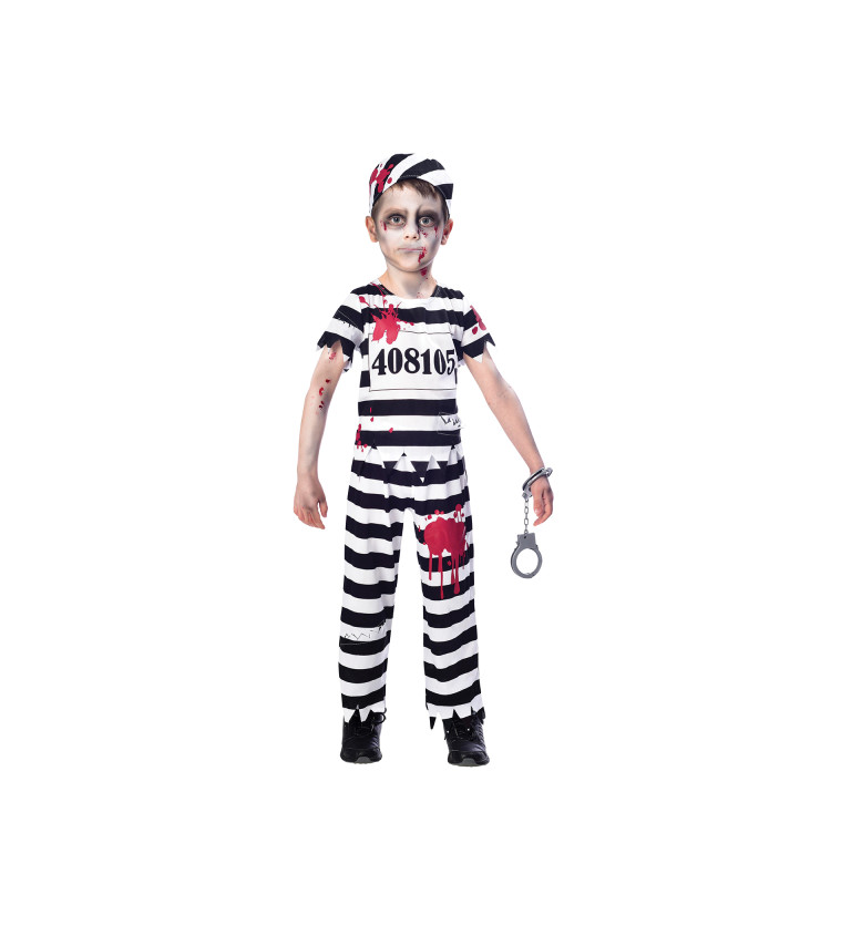 Zombie convict - Dětský kostým