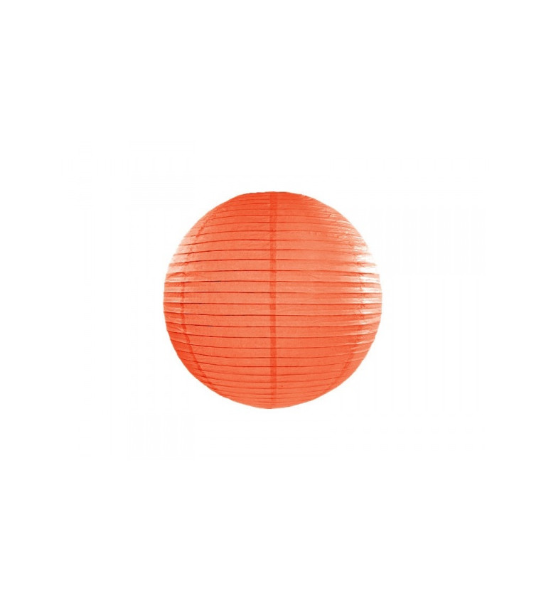Papírový lampion II - orange 25 cm