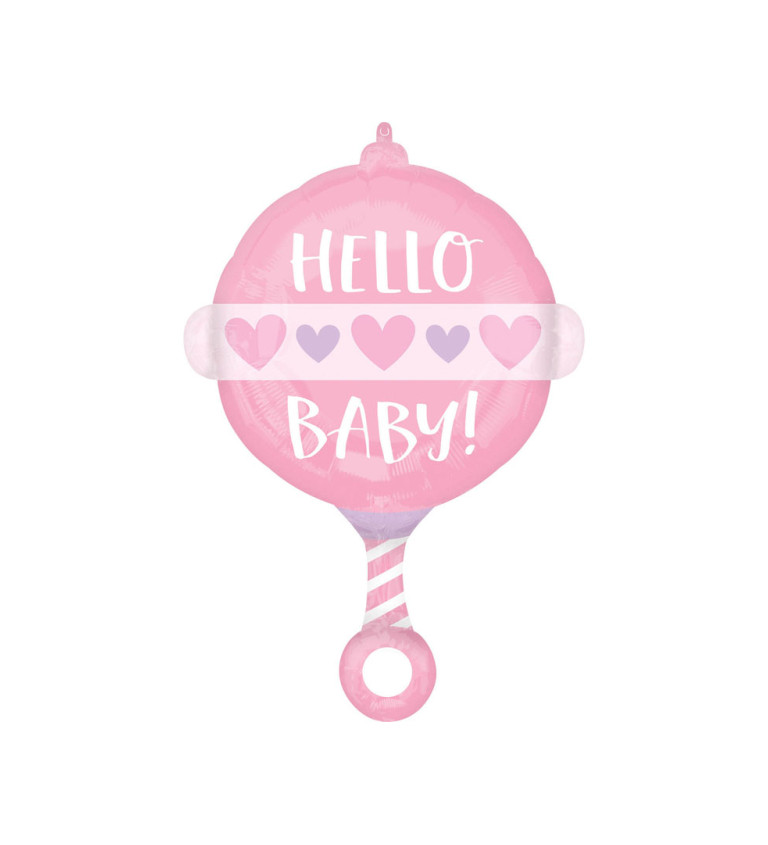 Fóliový balónek - Hello baby