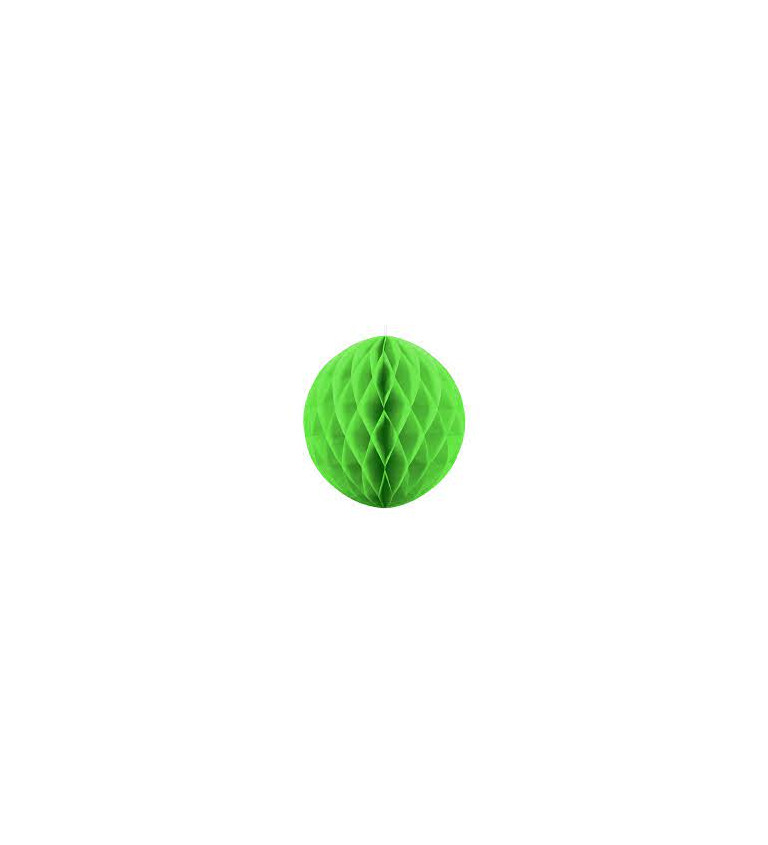 Papírová koule - zelená