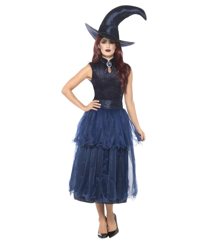 Kostým na karneval "Půlnoční čarodějnice"