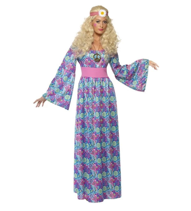 Kostým "Hippie šaty - dlouhé"