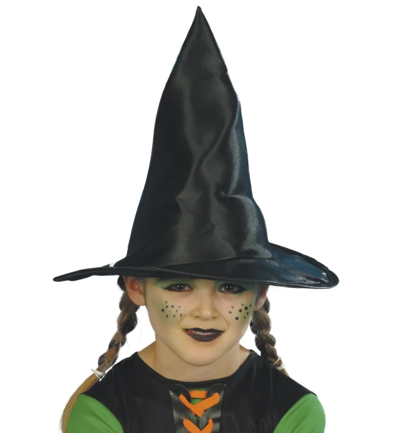 Dětský klobouk pro malé čarodějnice