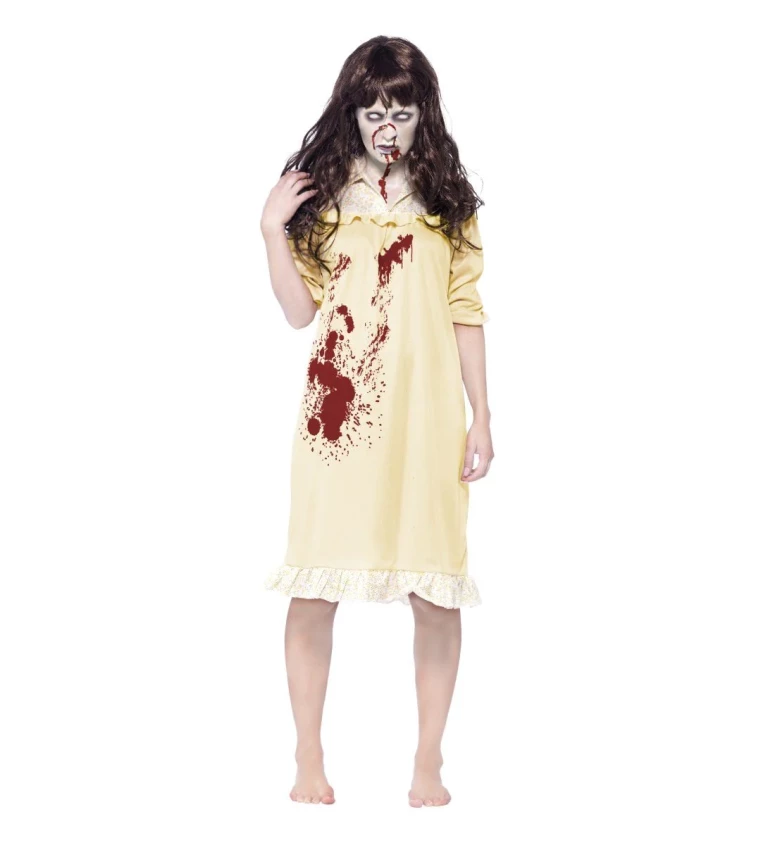 Halloween kostým "Zombie v noční košili"