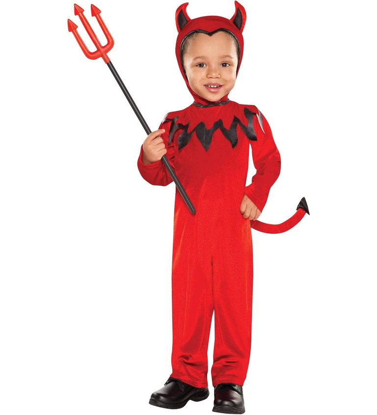 Dětský kostým na halloween - pro nejmenší Ďáblík