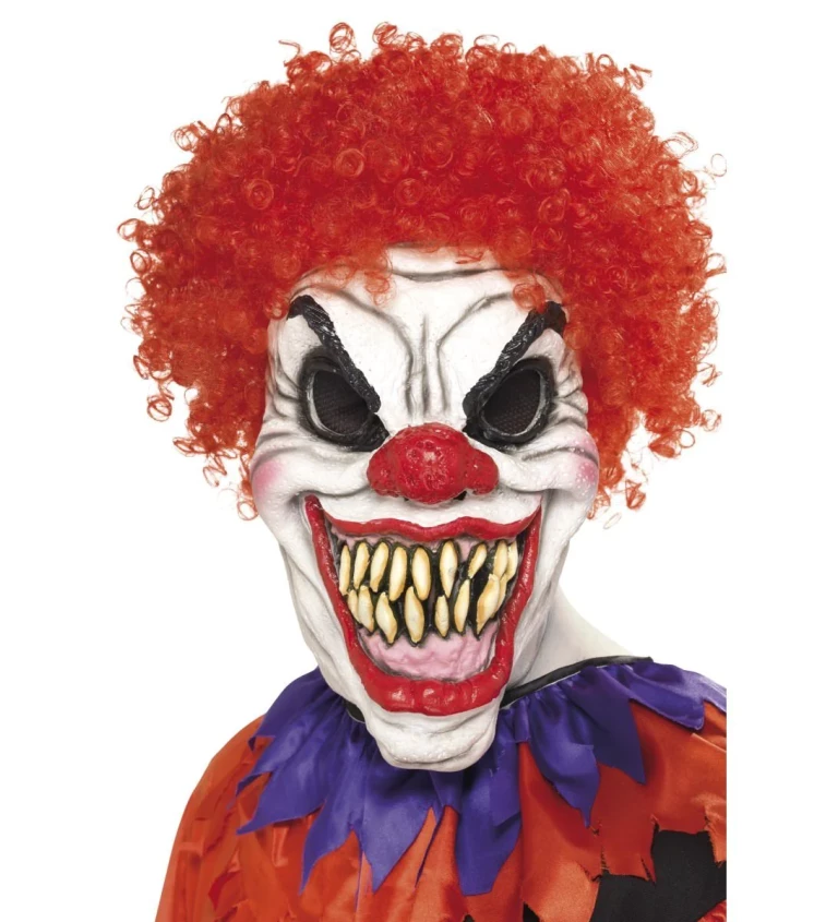 Maska halloween - Děsivý klaun