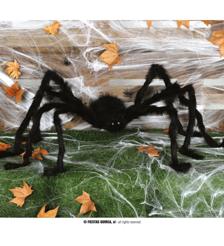 Černý pavouk dekorace