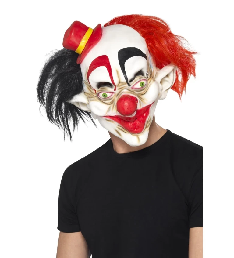 Maska Děsivý klaun - velká hlava