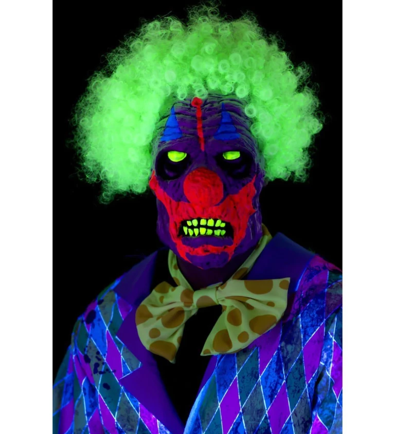 Maska Zlý klaun - svítící
