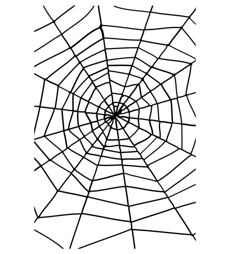 Napínací černá pavoučí síť