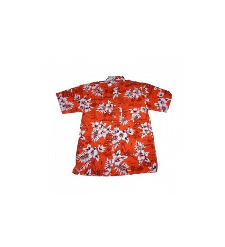 Havajská košile červená