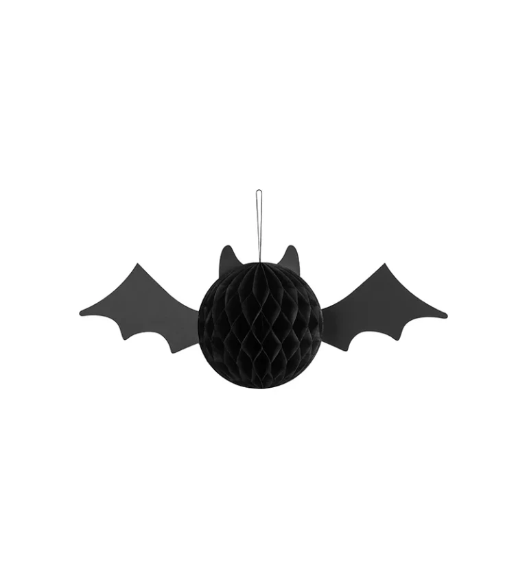 Dekorační závěsná koule - netopýr